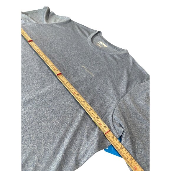 Columbia Mens Lake Zell Short Sleeve Tee XL Omni-Wick Moisture Wicking Regular F - Picture 10 of 12
